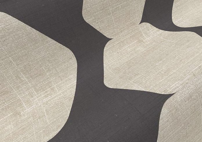 Construct, Black Ink - Motorised Roman Blind - Image 4